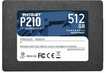 SSD Patriot P210 512GB 2.5" S-ATAIII