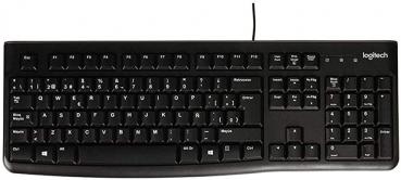 Tastatur Logitech K120 USB schwarz