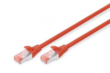 Patchkabel 0.25m farbig RJ-45 CAT6 Fach 8.1