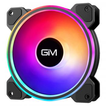 Lüfter GIM KB-140 140mm RGB, 3er Pack PC Gehäuse