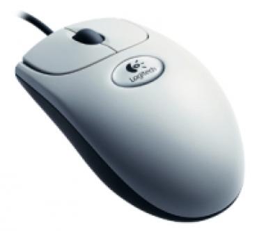 Maus Logitech Optical Wheel S96 PS/2 bulk beige