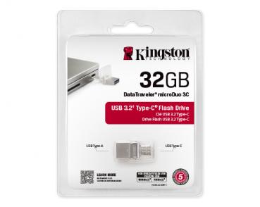 USB-Stick Kingston 32GB DataTraveler 3C microDuo USB Type-C