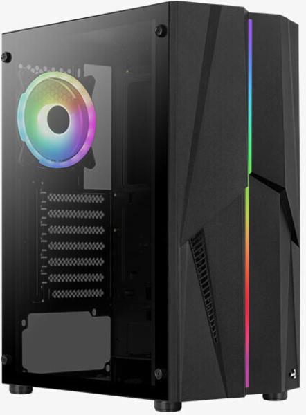 Gehäuse Aerocool Mecha-G-BK-v2 Miditower RGB schwarz (NEU)
