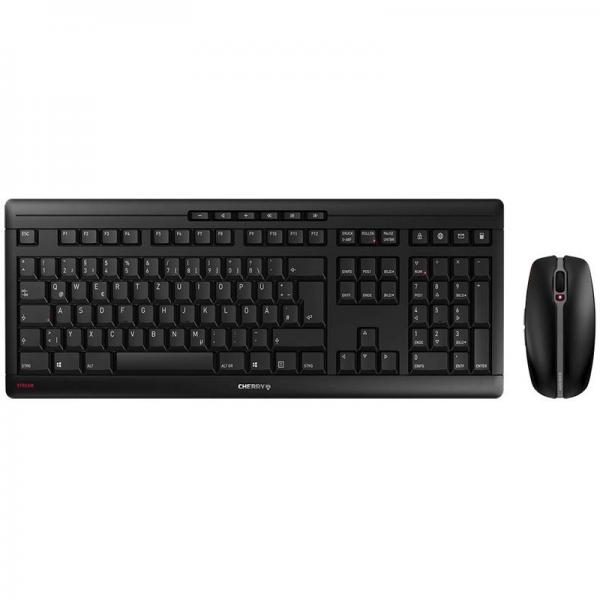 Tastatur Cherry Stream Desktop DE Wireless USB schwarz