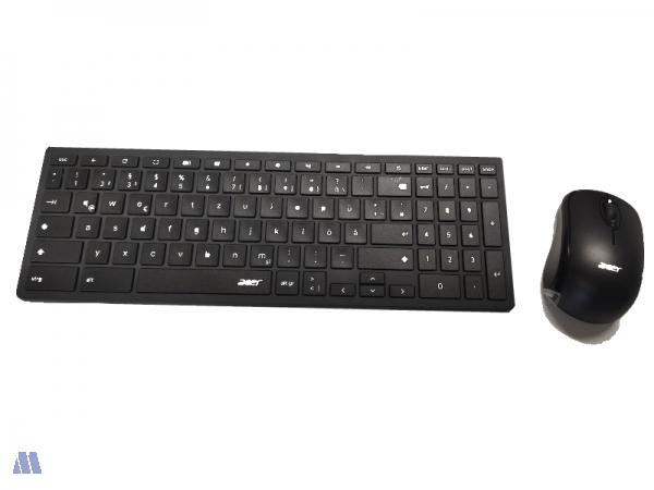 Tastatur Acer Chrome Set KM501 Bluetooth mit Maus (NEU)