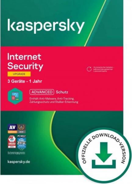Kaspersky Internet Security 3User ESD