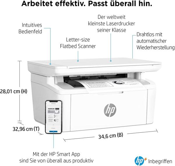 Laserdrucker HP LaserJet M140we 3In1 Wlan USB