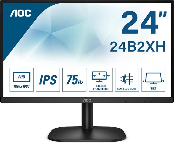 Monitor 24" AOC 24B2XH LED, IPS-Panel