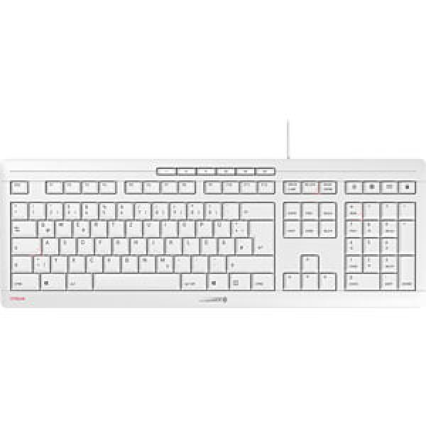 Tastatur Cherry STREAM weiß-grau DE (JK-8500DE-0)