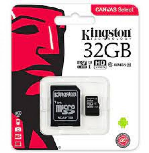 Kingston SDHC Card 32GB (Class 10) MICRO